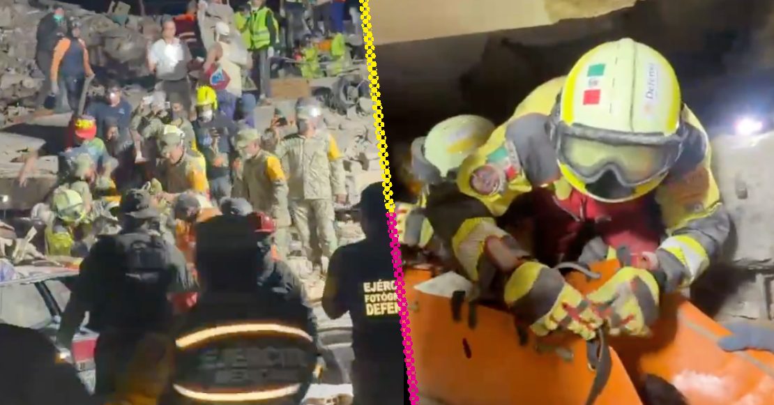 ¡Orgullo mexa! Ejército mexicano rescata a niño de edificio colapsado en Venezuela