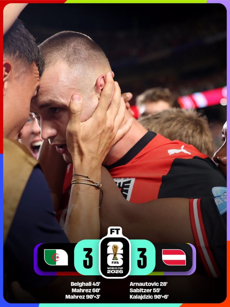 ¿Pacto disfrazado? El empate entre Austria y Argelia que elimina a Irán del Mundial 2026