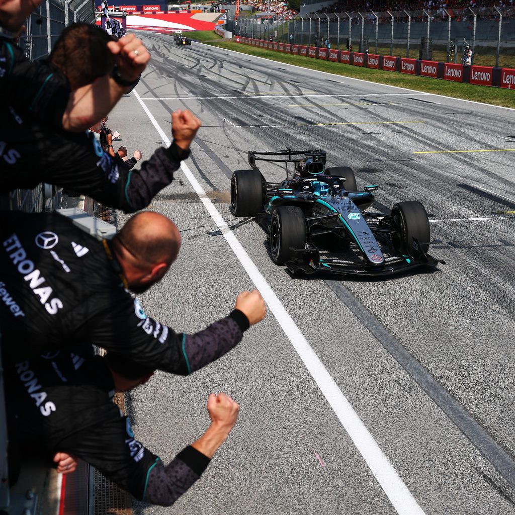 George Russell ganó el GP de Austria