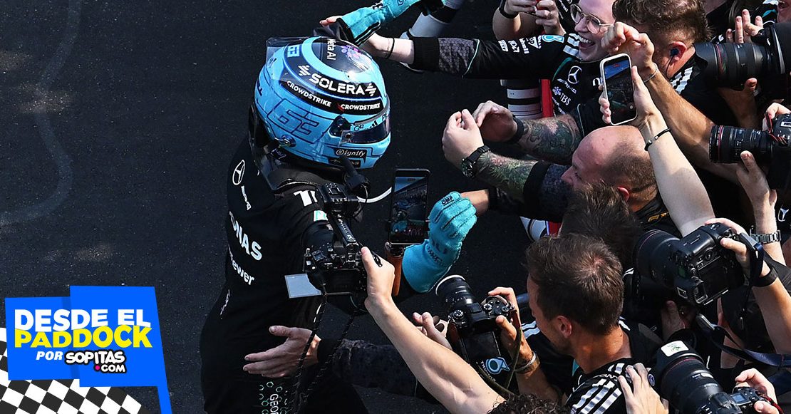 George Russell gana el GP de Austria, Checo Pérez abandona y Verstappen da señales de vida