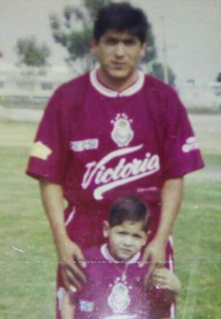 Edson Álvarez y su papá