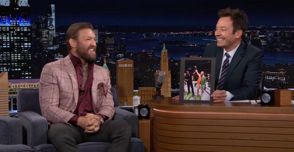 Conor McGregor como invitado en el show de Jimmy Fallon