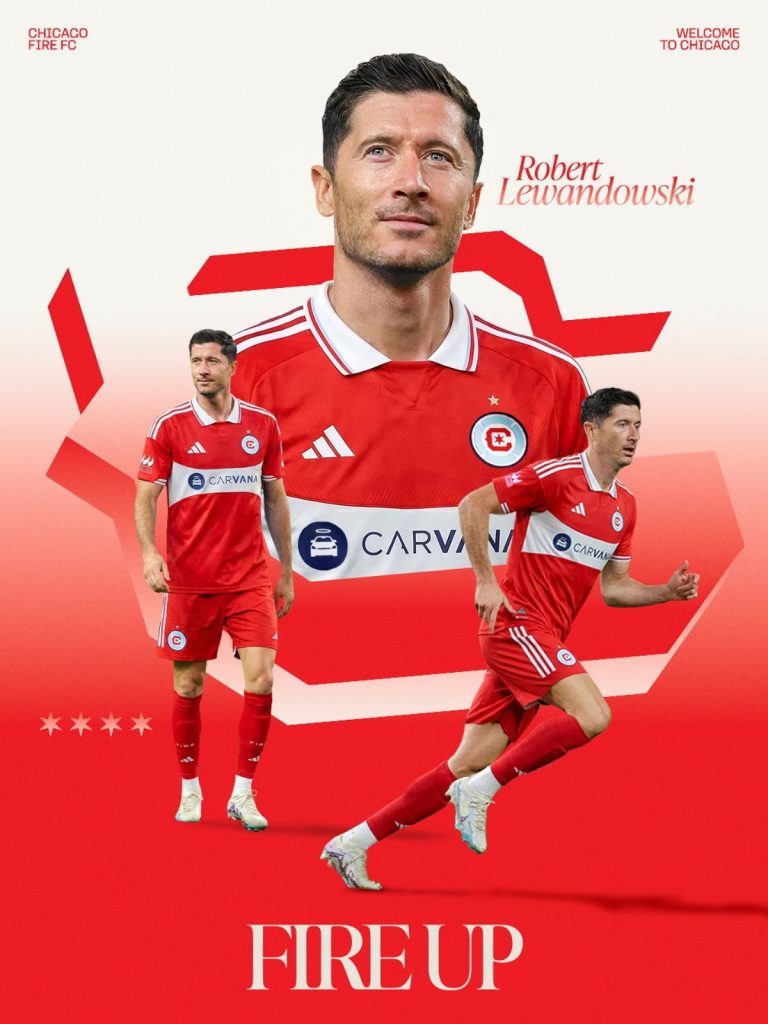 Robert Lewandowski se nos va a la MLS: Será jugador del Chicago Fire hasta 2028