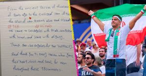 Irán dejó un recado de agradecimiento