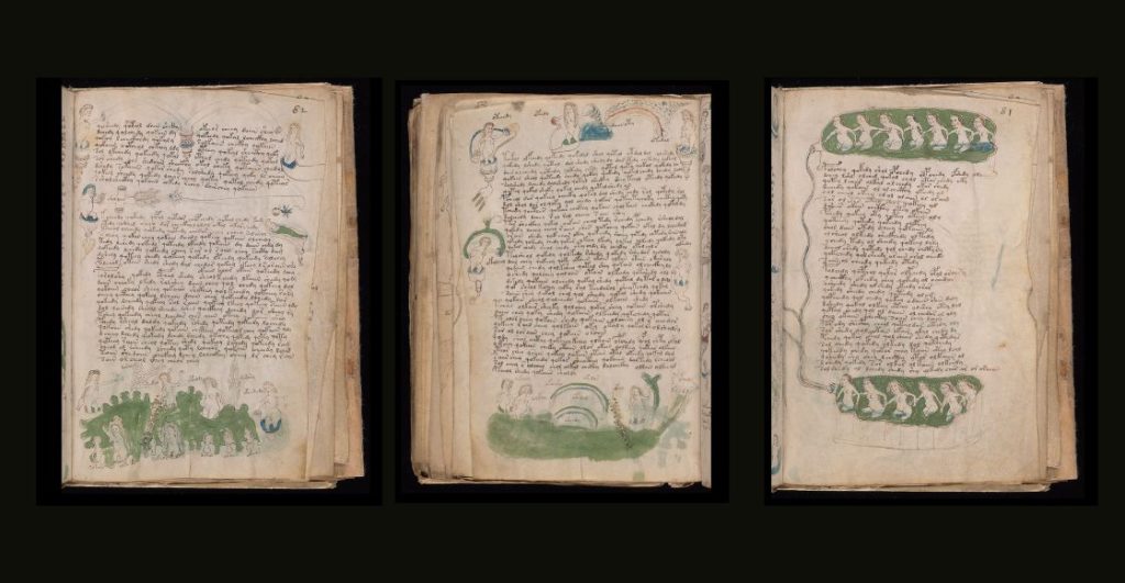 Mujeres desnudas dentro del Manuscrito Voynich