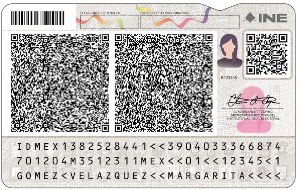 Así se ve el nuevo modelo de la credencial para votar del INE