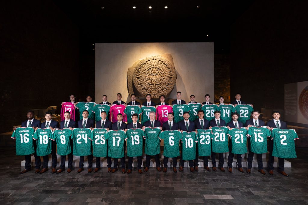 Números jugadores selección mexicana