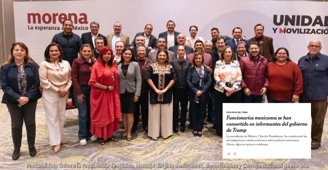 Según The New York Times, funcionarios de Morena estarían buscando colaborar con EU... y eso podría meter más presión al gobierno de Sheinbaum