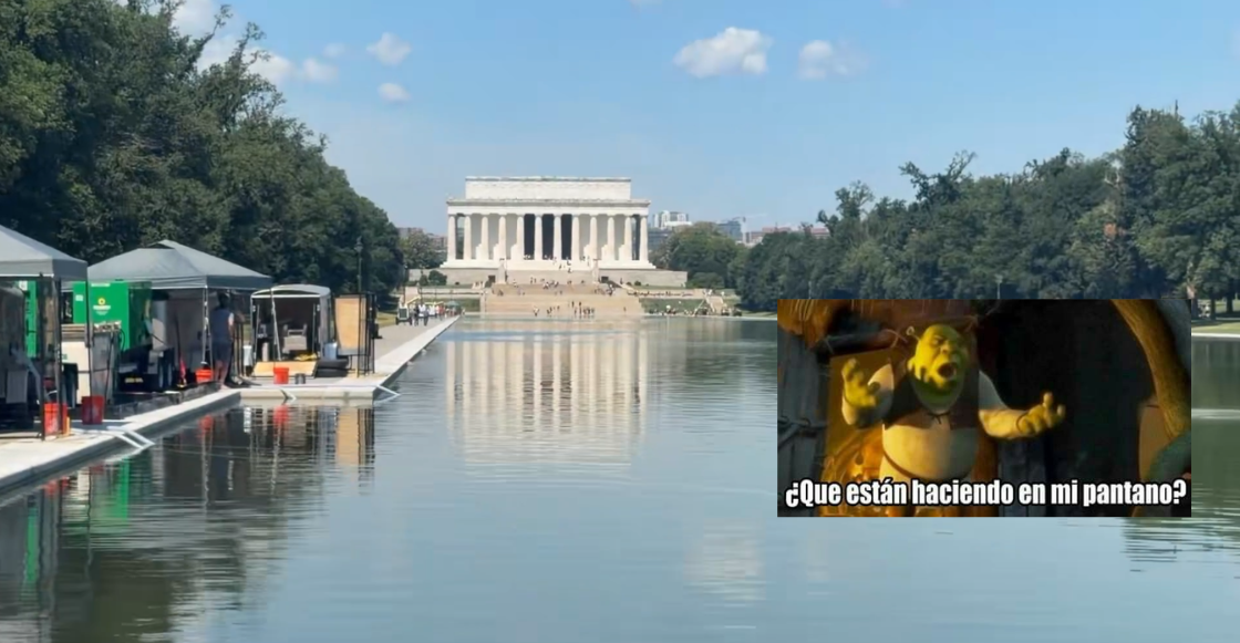 14 millones después: la piscina que Trump presumió terminó pareciendo escenario de Shrek