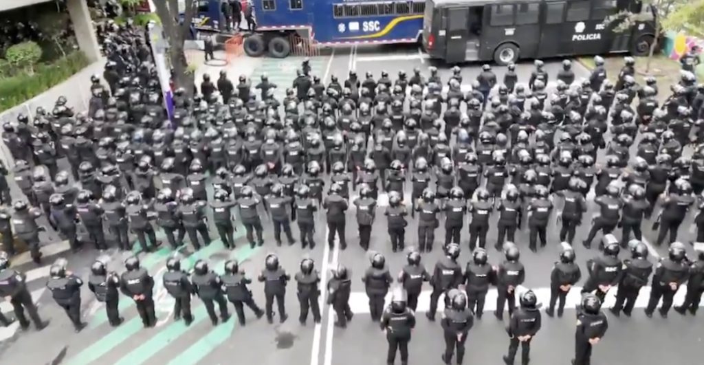 Bloqueo en Tlalpan: CNTE protesta y marcha de Tasqueña al Estadio Ciudad de México
