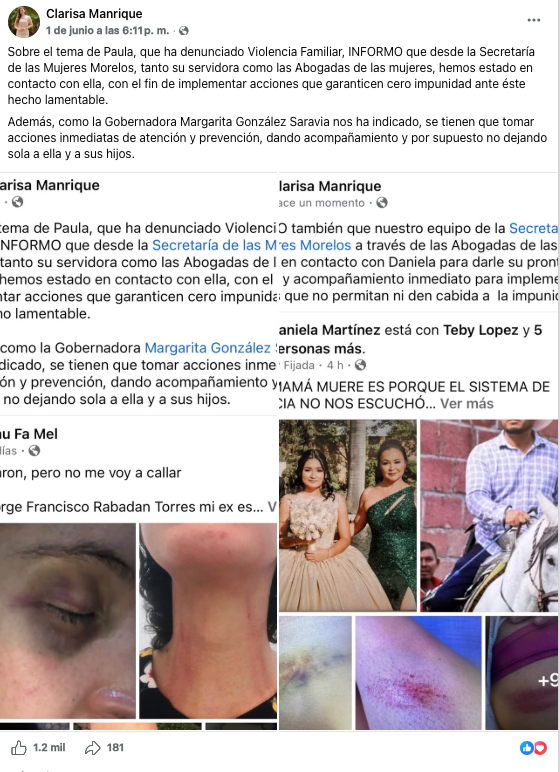 Lo que sabemos sobre el caso Paula, mujer que sufría violencia familiar por parte de su exesposo