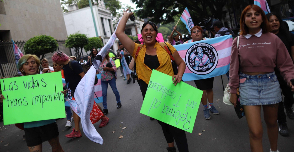 protesta-personas-trans-no-binarias-segob-exigencias