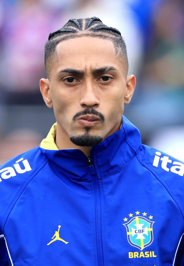 Raphinha con la Selección de Brasil