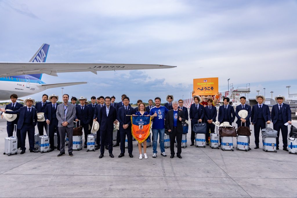 La Selección de Japón en Monterrey