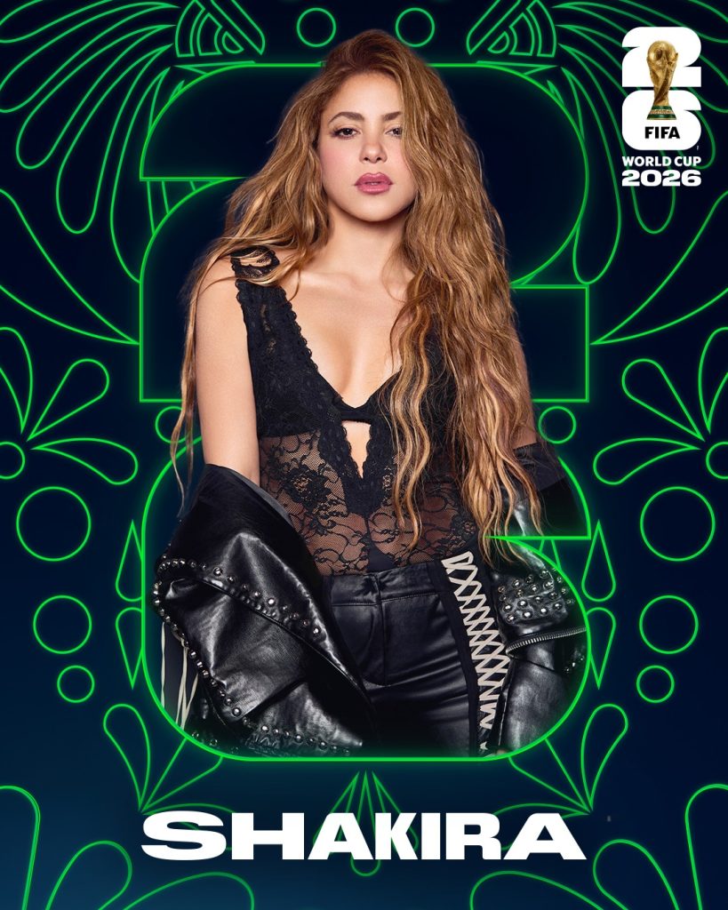 Shakira cantará la canción del Mundial 2026 en la inauguración en Ciudad de México