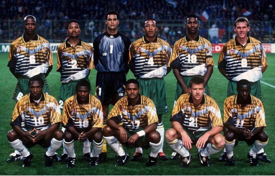 Selección de Sudáfrica campeón de la Copa Africana de Naciones en 1996