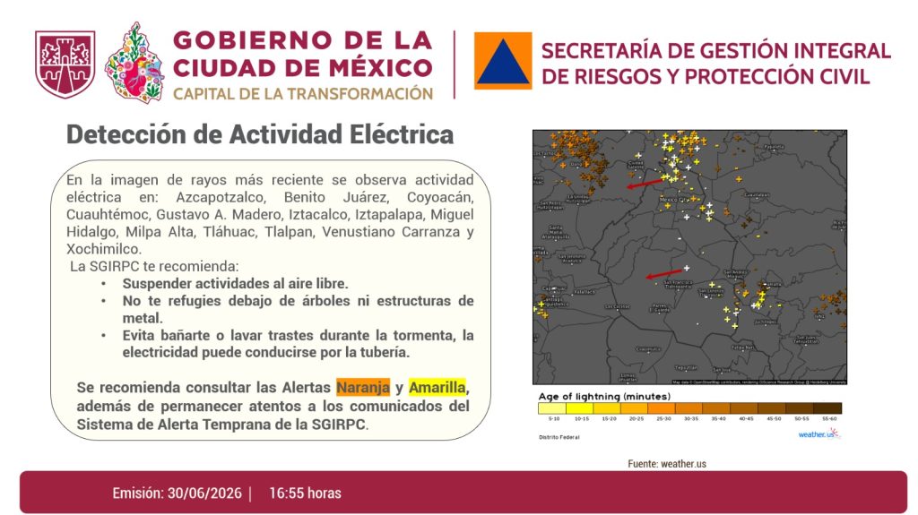 Tormenta eléctrica México vs Ecuador