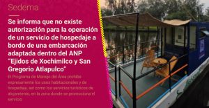 trajinera-hospedaje-xochimilco-sin-permisos-riesgo-afectar-ecosistema-sedema-destacada