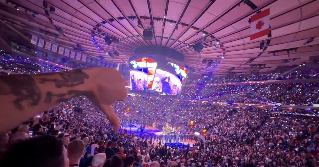 Abuchean a Trump en el partido de los Knicks y los San Antonio Spurs