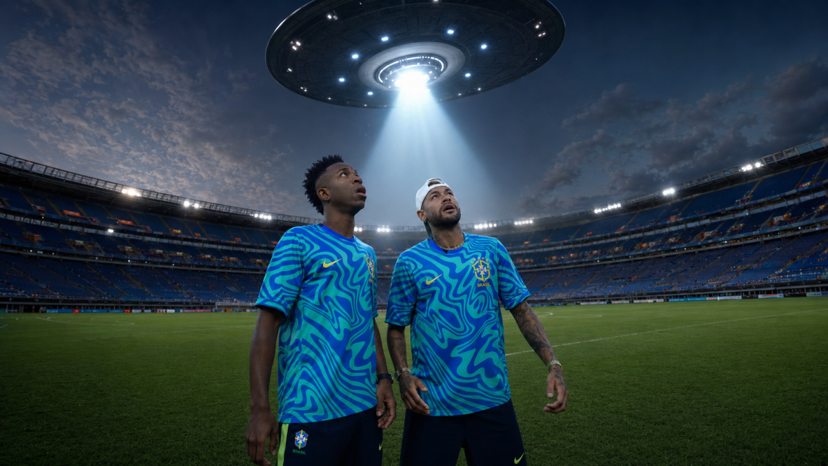 ¿Cómo está eso de que los ovnis se van a llevar a Neymar y Vinicius en el Escocia vs Brasil?