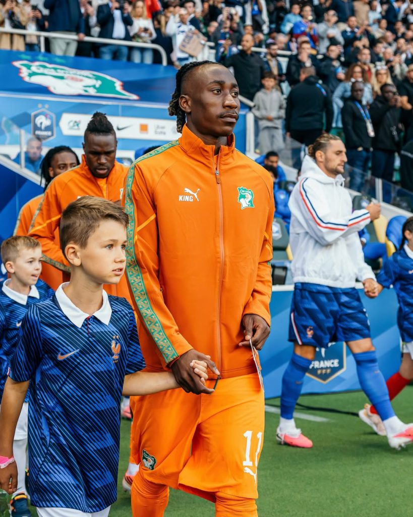 Yan Diomande en su debut en el Mundial 2026