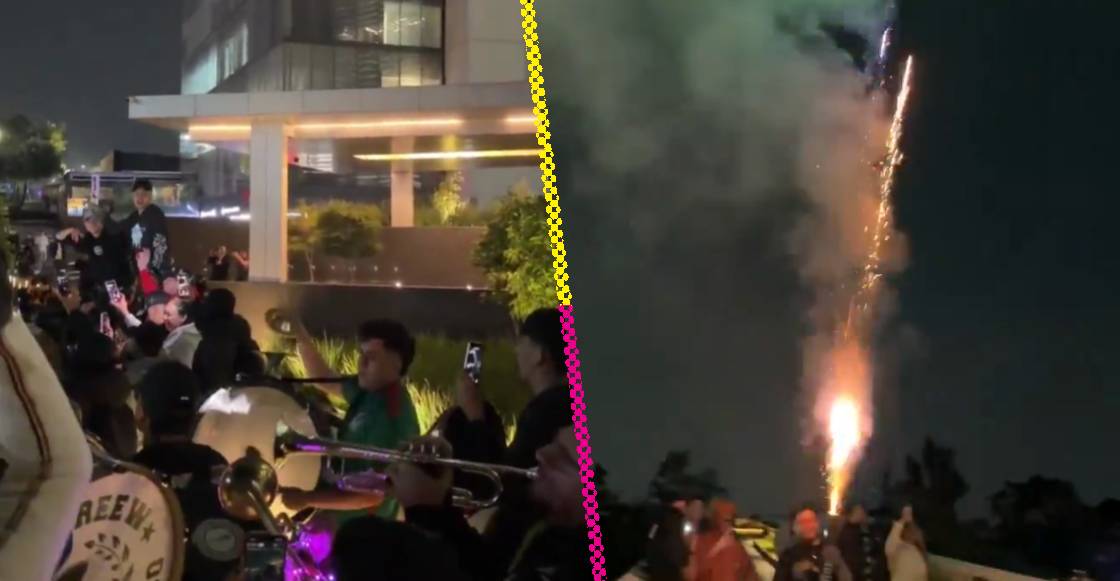 ¿Otra vez? Aficionados mexicanos volvieron a darle serenata a Inglaterra para que no durmiera antes del partido
