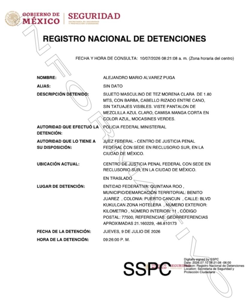 Detienen al hermano del esposo de Inés Gómez Mont