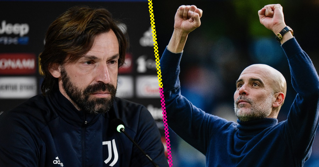 Pep Guardiola y Andrea Pirlo, los candidatos para dirigir a Italia