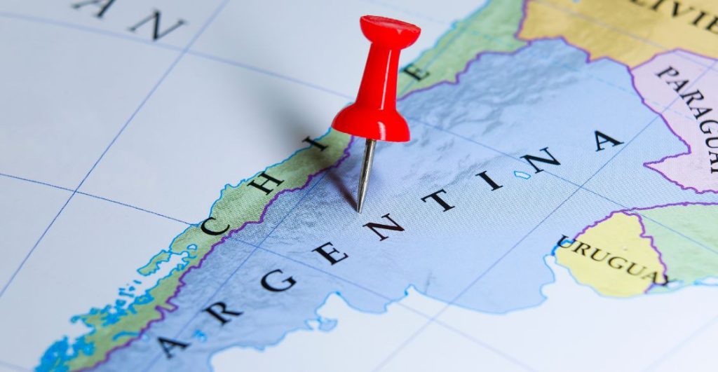 Mapa de Argentina