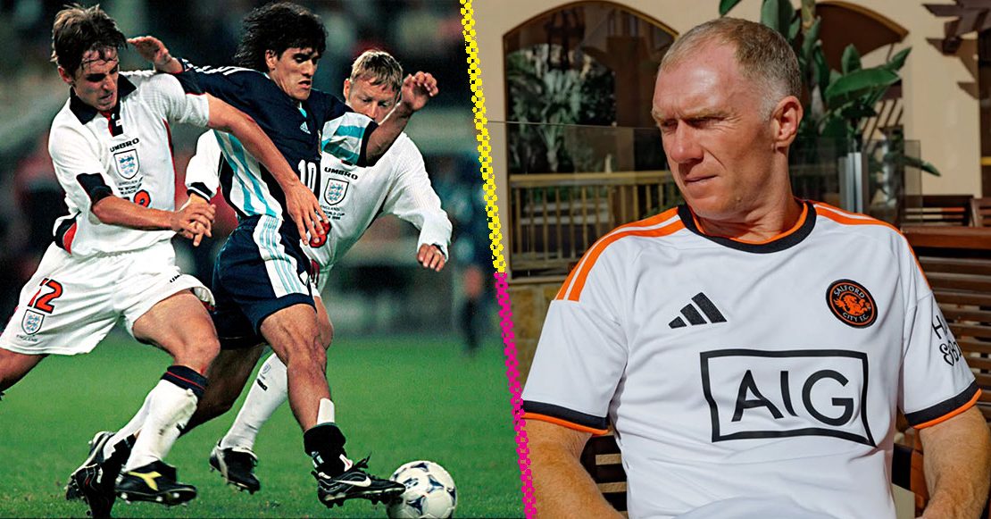 Scholes vaticina un caos en el Inglaterra vs Argentina con expulsiones: “Si pierden darán patadas”