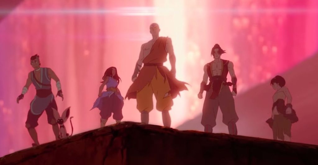 Los personajes principales de 'Avatar Aang: The Last Airbender'