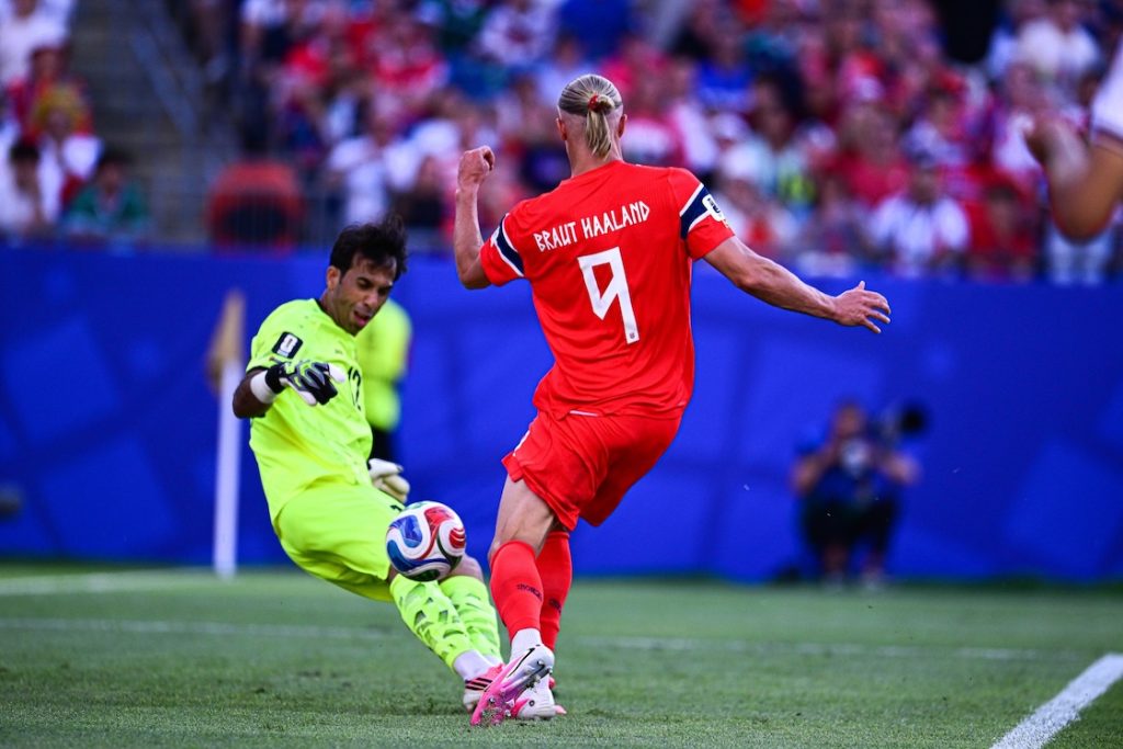 Braut Haaland con Noruega