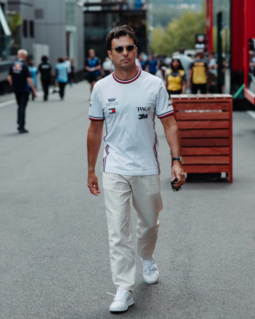 Checo Pérez en el GP de Bélgica