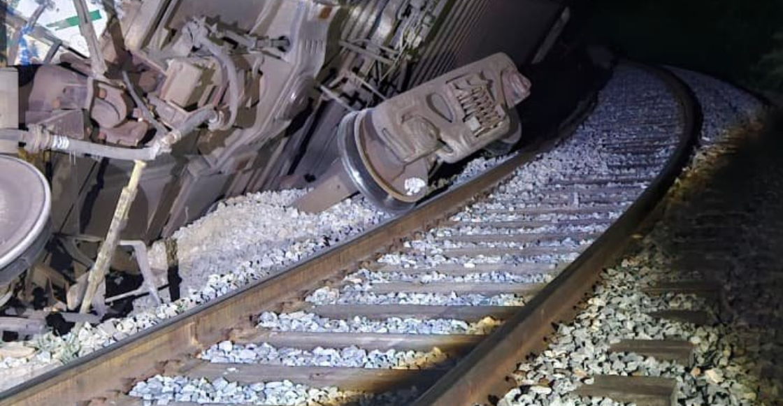 ¿¡Otra vez!? Tren Interoceánico en Oaxaca se vuelve a descarrilar