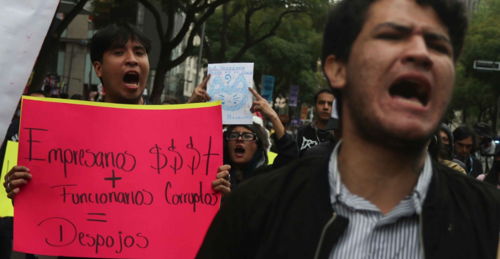 despojos en la CDMX crisis inmobiliaria mafia inmobiliaria