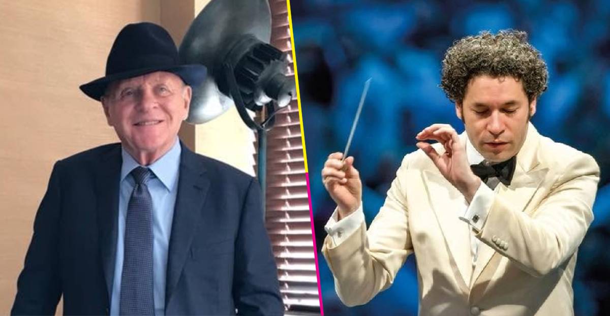 Anthony Hopkins y Gustavo Dudamen