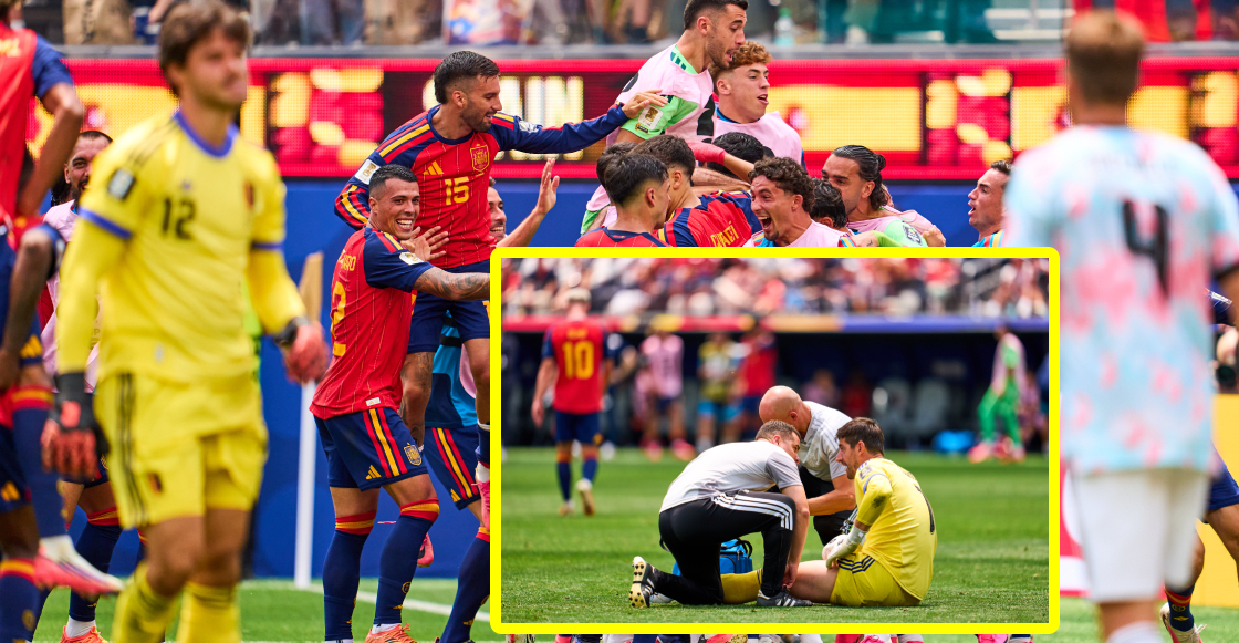 Mikel Merino lo vuelve a hacer: España aprovecha lesión de Courtois y avanza de último minuto