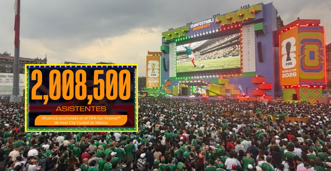 El Fan Fest del Zócalo ya superó los 2 millones de asistentes