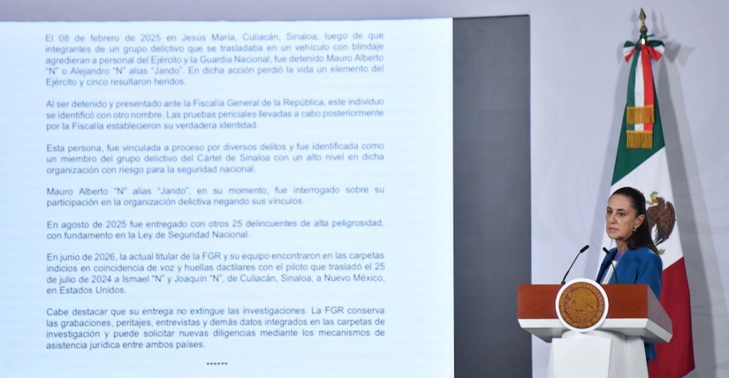 FGR identifica al Jando (el piloto que llevó al Mayo a Estados Unidos)… dos años después de su detención