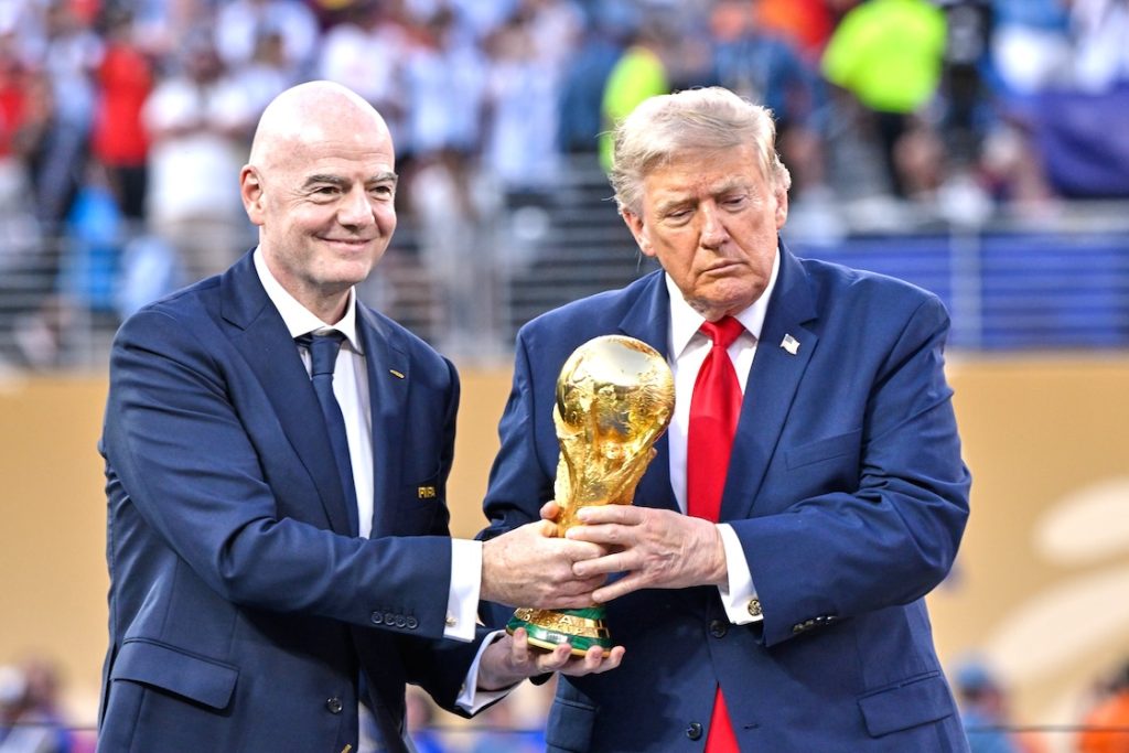 Infantino, al servicio de Trump