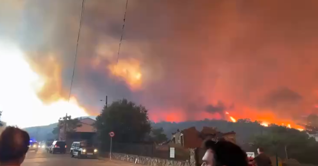 Más de 88 mil evacuados y un muerto por los incendios forestales en España
