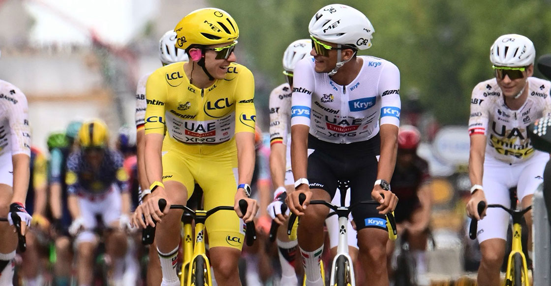 Isaac del Toro subió al podio en el Tour de Francia