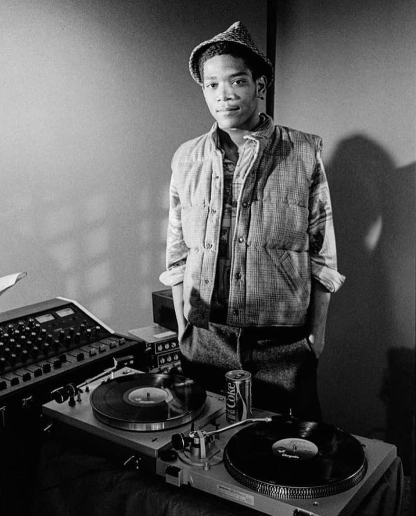 Basquiat en el set de "Rapture"