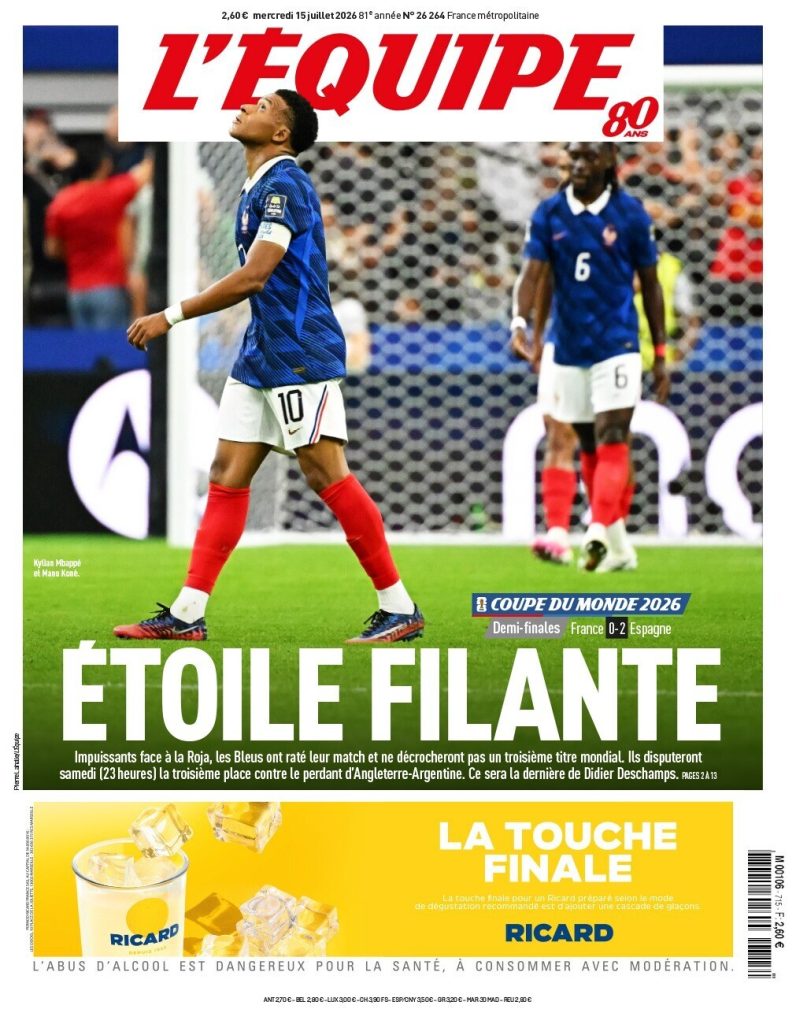 Portada de L'Equipe