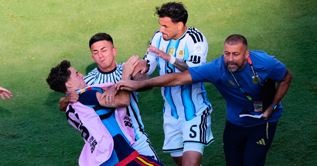 Paso a paso: La pelea de Leandro Paredes y Gavi en la final del Mundial 2026