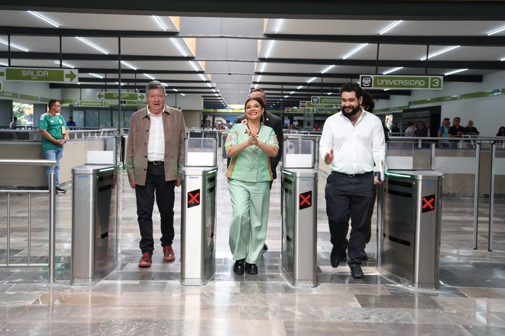 Línea 3 del Metro se renueva estación Universidad Clara Brugada