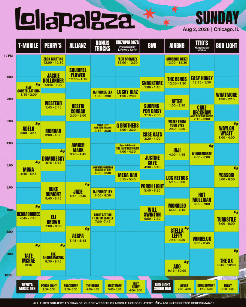 lollapalooza 2 agosto