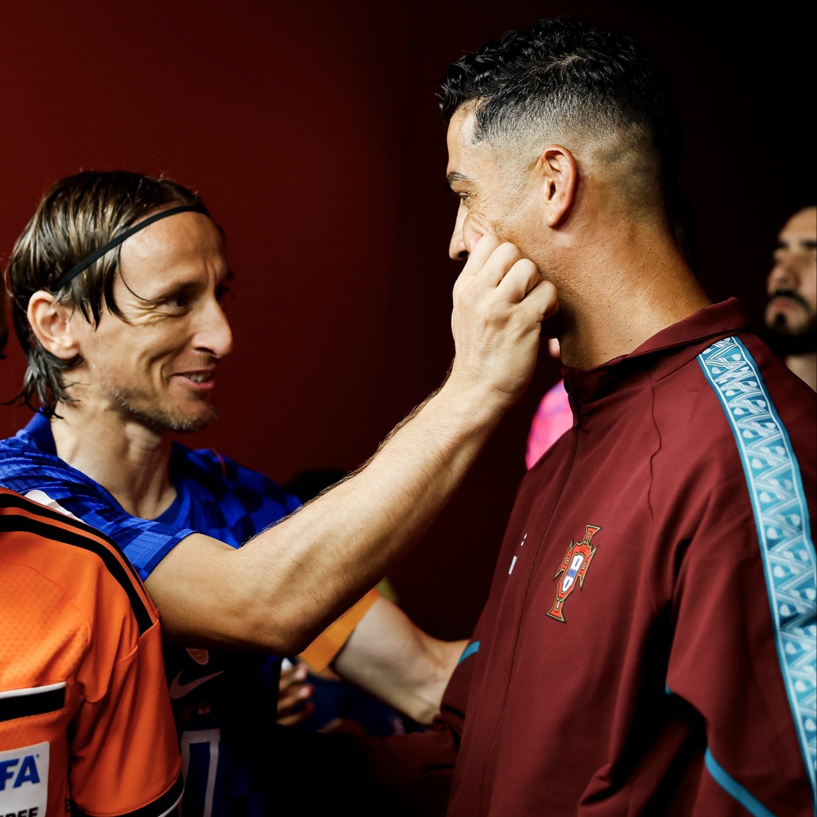 Luka Modric y Cristiano Ronaldo