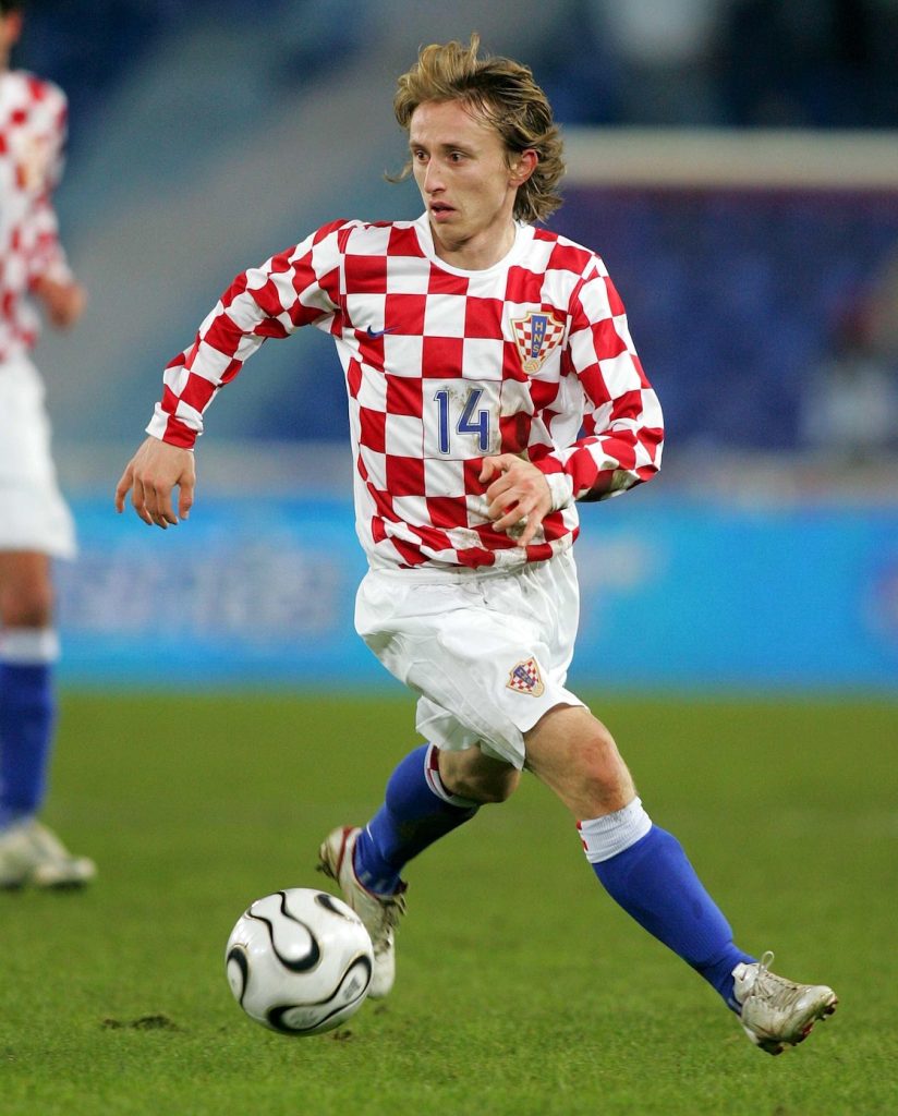 Luka Modric en su primer Mundial