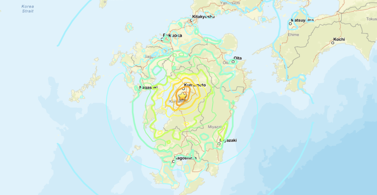 Sismo de magnitud 6.8 sacude el sur de Japón